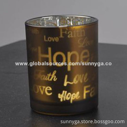 New Arrive Glass Candle Holder with 135mL Capacity